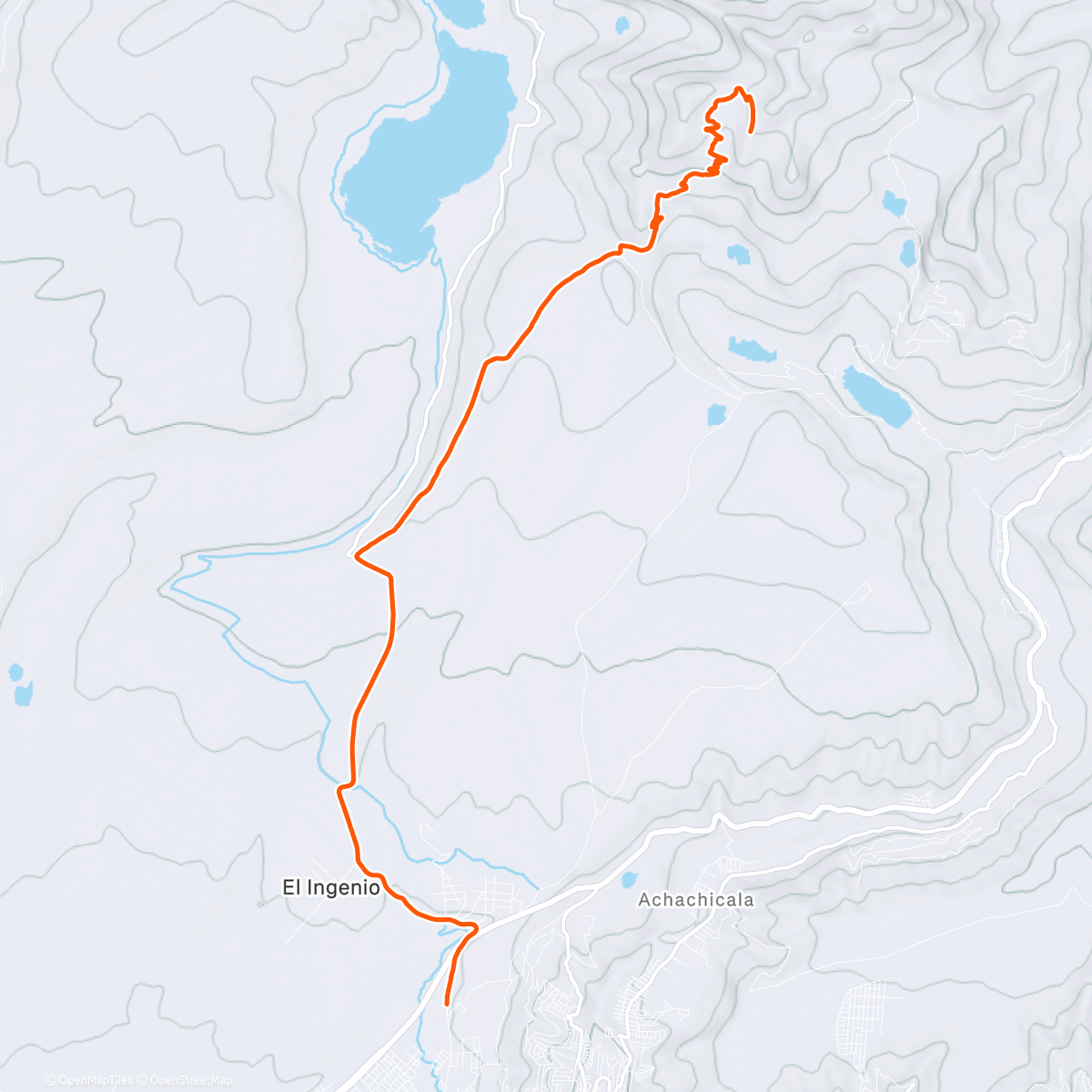 Map of the activity, ROUVY - CHACALTAYA | Bolivia by GCN