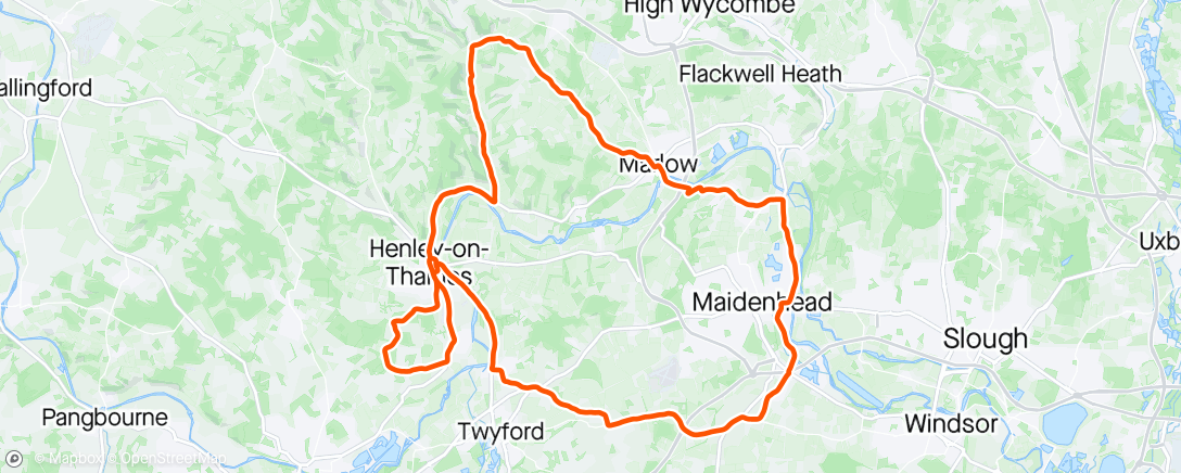Map of the activity, GS Henley ride 🚴‍♂️🚴‍♀️🚴