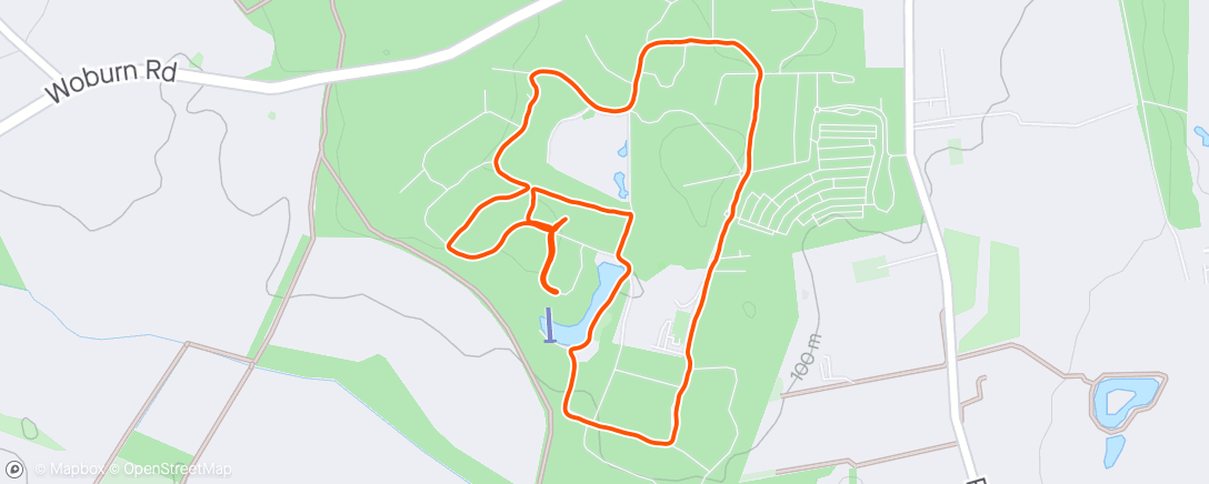 アクティビティ「🌧 Centre Parcs Woban Run」の地図