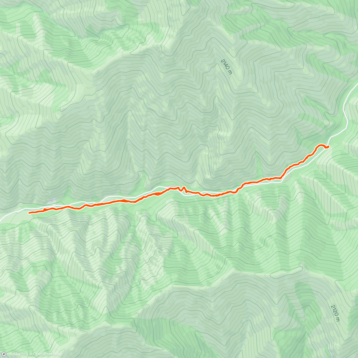 Map of the activity, Mountain air therapy