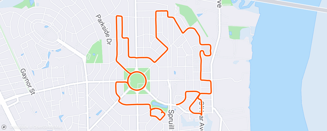 Map of the activity, Afternoon Ride