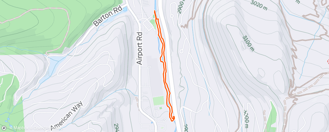 Map of the activity, River Trail