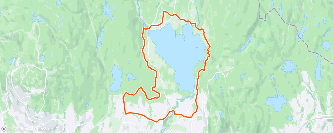 Map of the activity, Maridalsvannet +