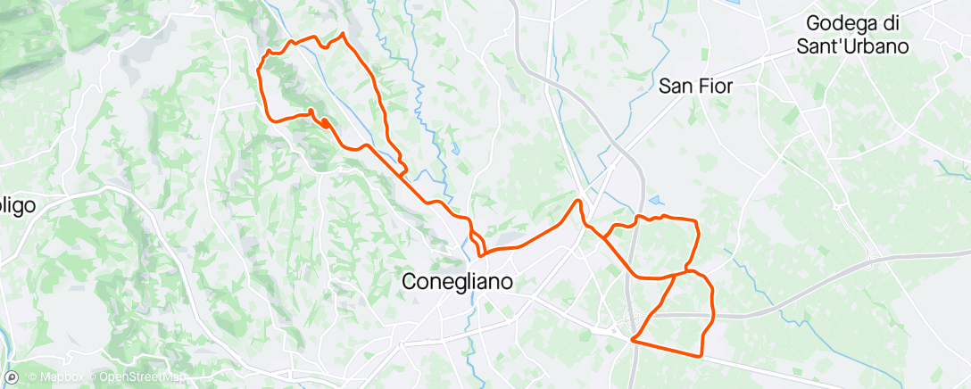 Map of the activity, San vendemmiano