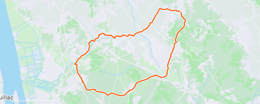 Map of the activity, Sortie AC4B