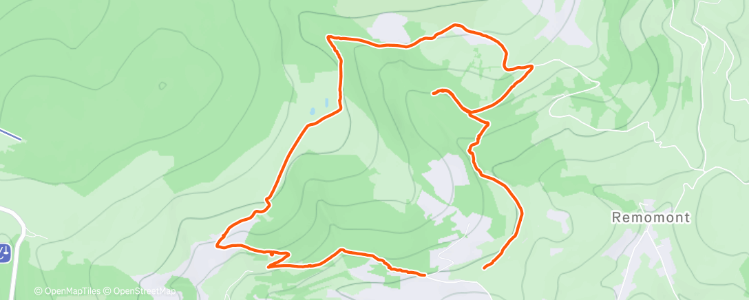 Map of the activity, en quête du ciel bleu