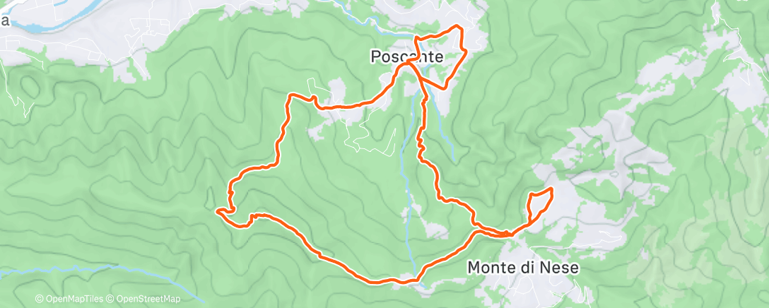 Map of the activity, Corsa natalizia con Ale a ritmo panettone-friendly