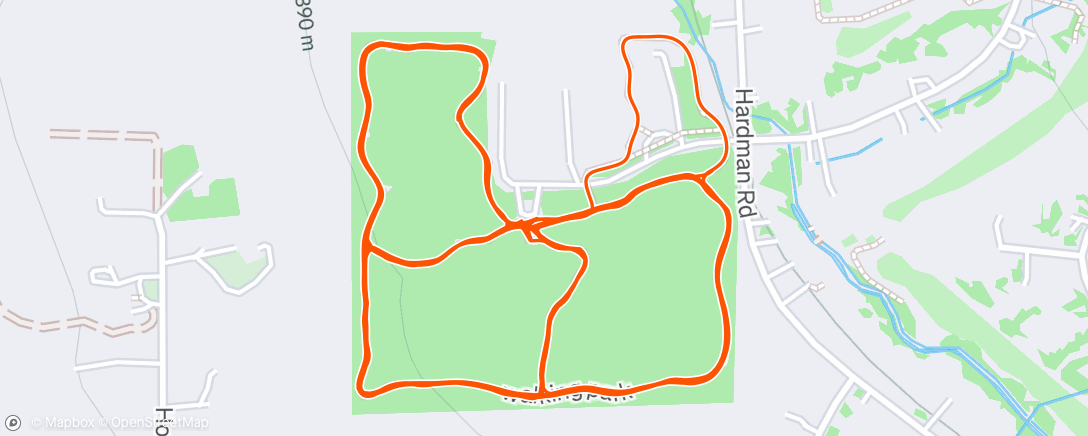 Map of the activity, Trying to move the legs