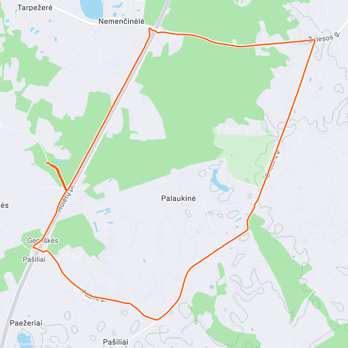 Map of the activity, 🇱🇹