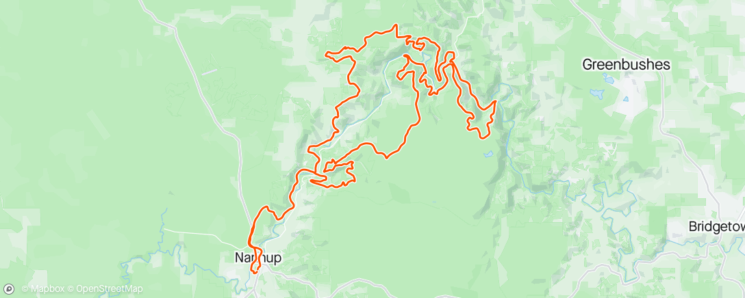 Map of the activity, Sevens uci gravel
