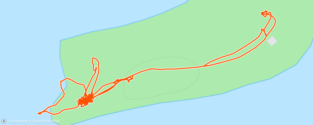 Map of the activity, Afternoon Walk