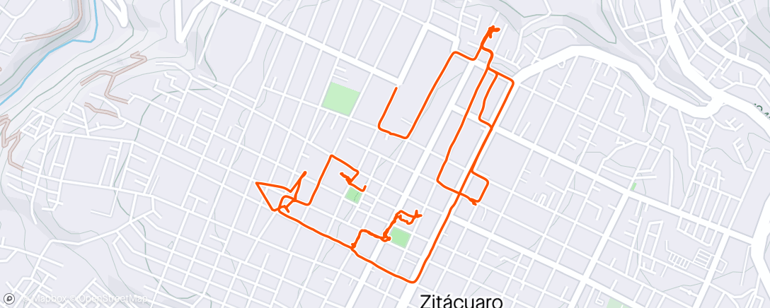 Kaart van de activiteit “Caminata vespertina”