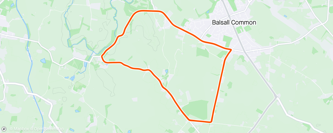Mapa de la actividad, Solihull CC Bas Francis Road Bike TT - K28/6 x2 (26:53)