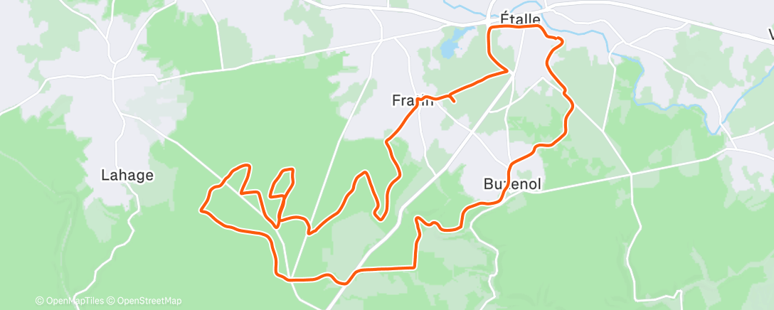 Map of the activity, VTT