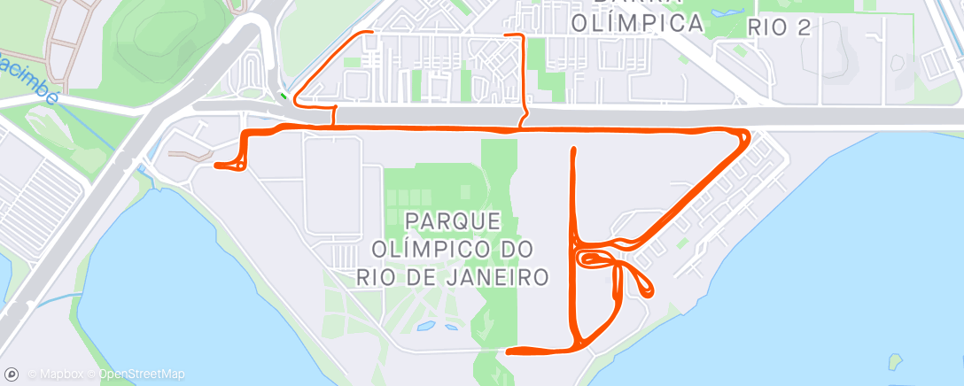 Map of the activity, CIRCUITO PIPES OLIMPICO