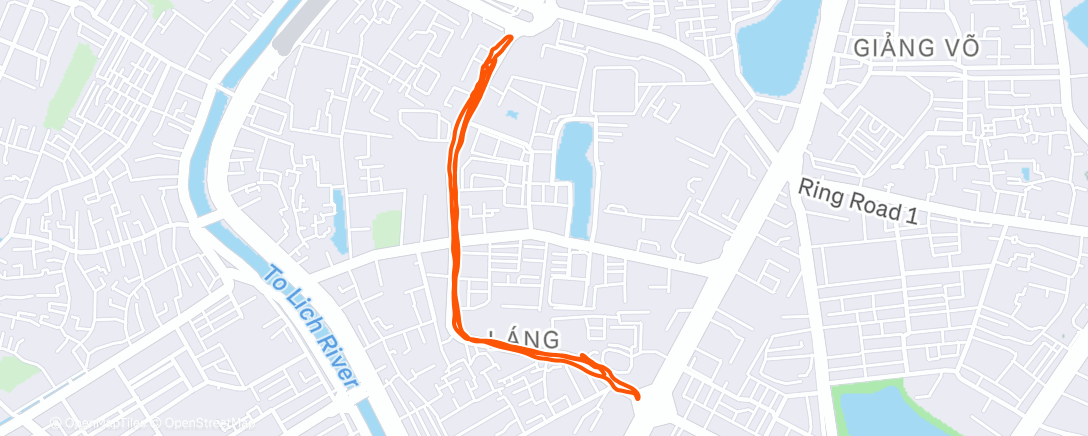 Map of the activity, Tapered Interval