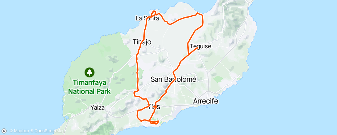 Mapa da atividade, Cycling/Vientazo/90kms/1300m desnivel