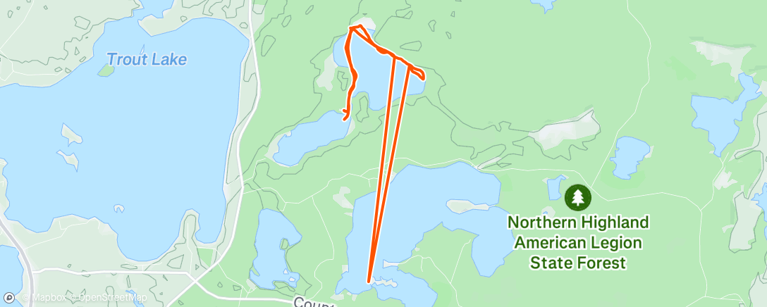Map of the activity, Afternoon Activity