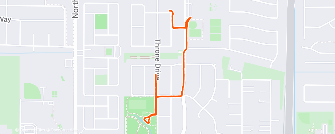 Map of the activity, Lunch Walk