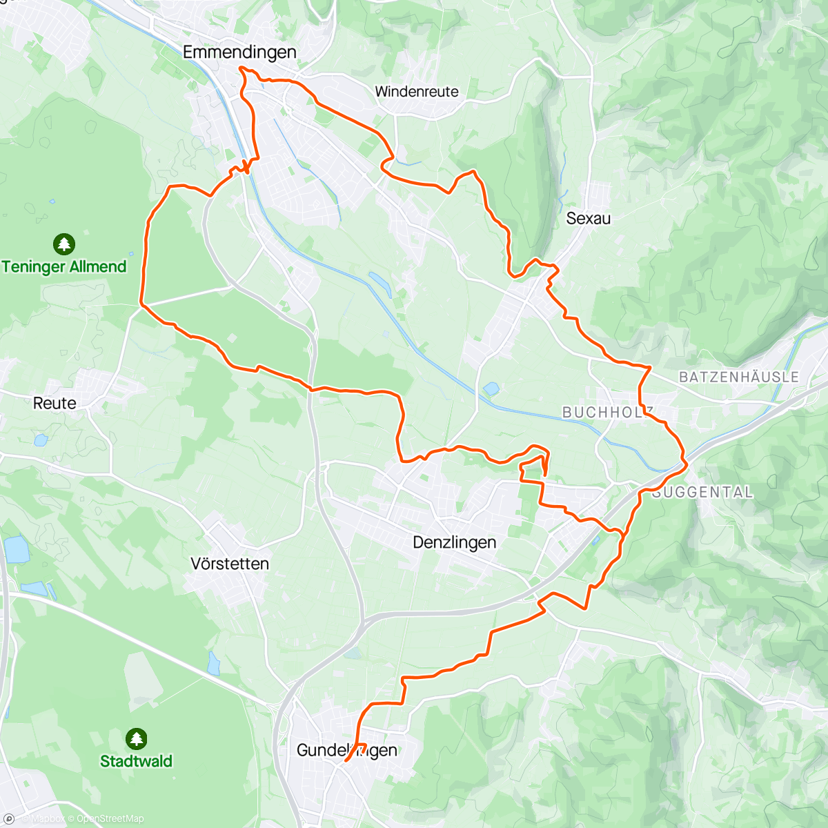 Map of the activity, Gravel Club Ride bei 🐷wetter
