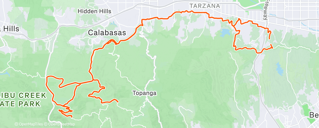 Mappa dell'attività Morning Ride