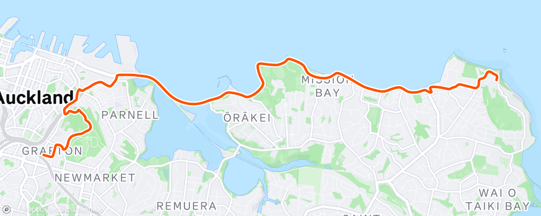 Map of the activity, Afternoon Ride