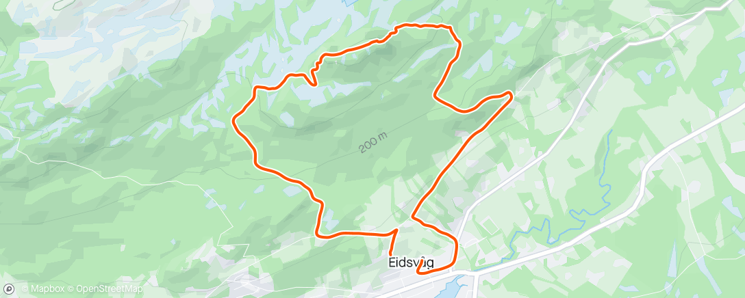 Map of the activity, Kleppen ⛰️