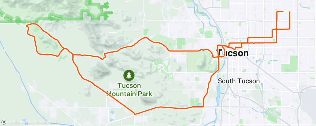 Map of the activity, Morning Ride