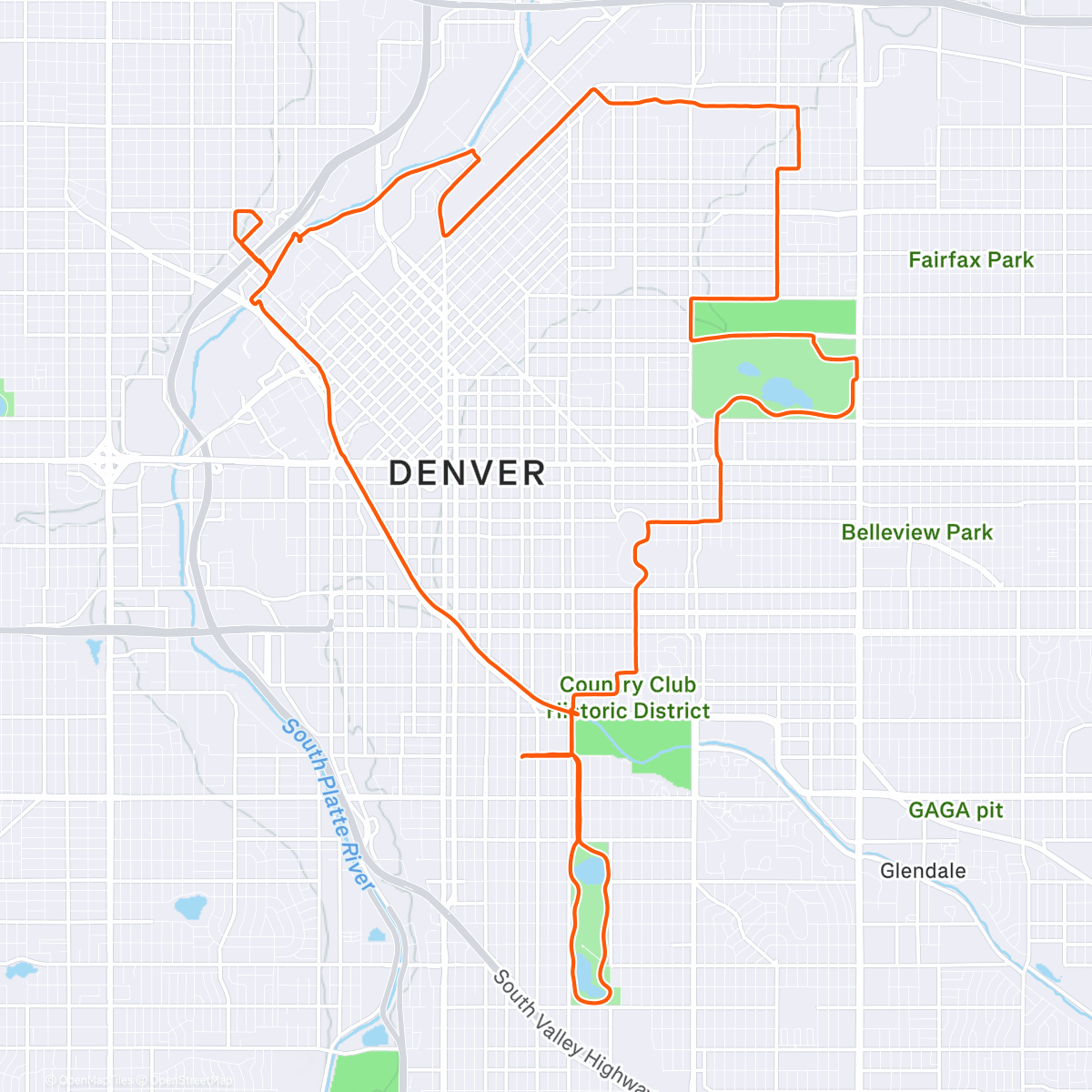 Map of the activity, Da Bears already won so I’m freed from watching football