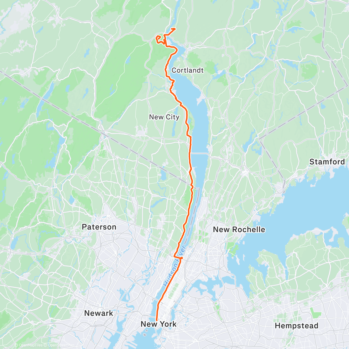 Map of the activity, Cold and Windy Bear Mountain
