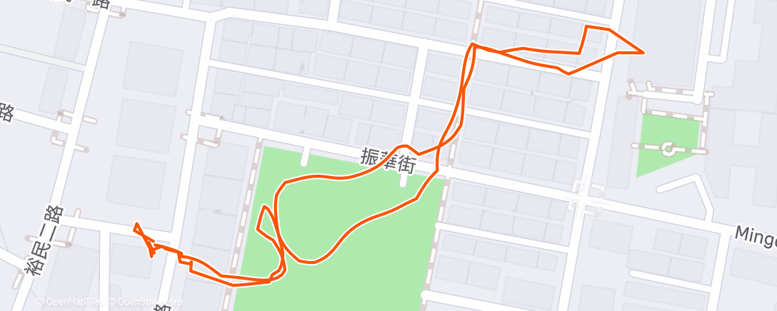 Map of the activity, My Tractive dog walk with Hana