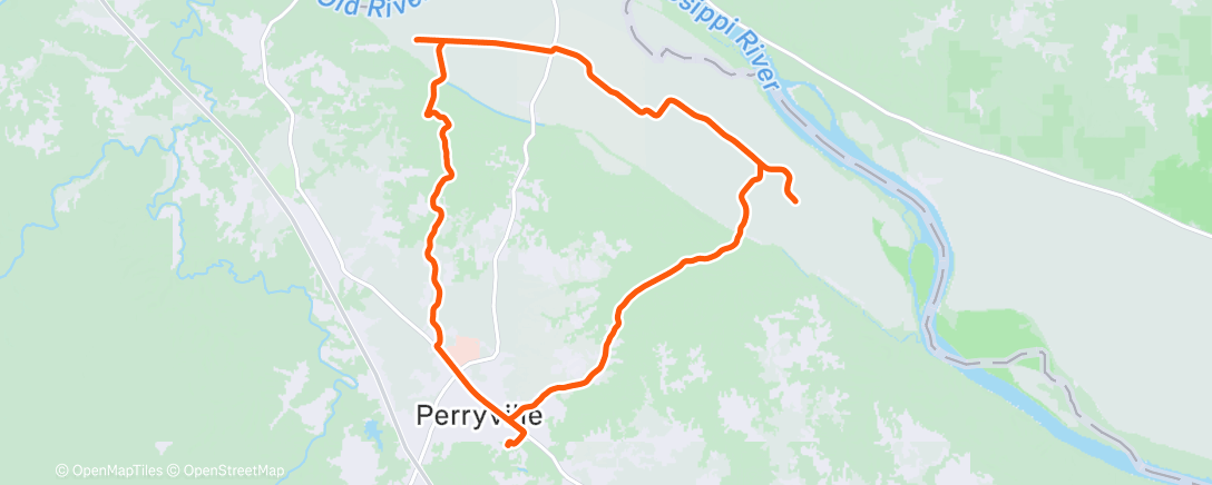 Карта физической активности (Afternoon Ride)