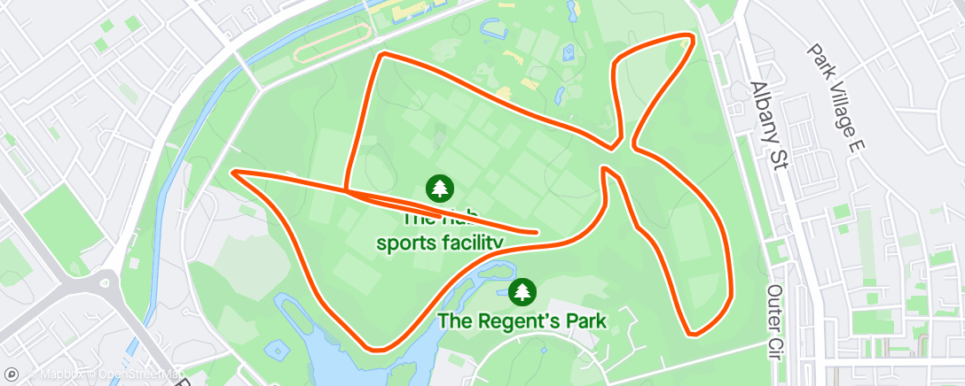 Map of the activity, Md Legal 5k