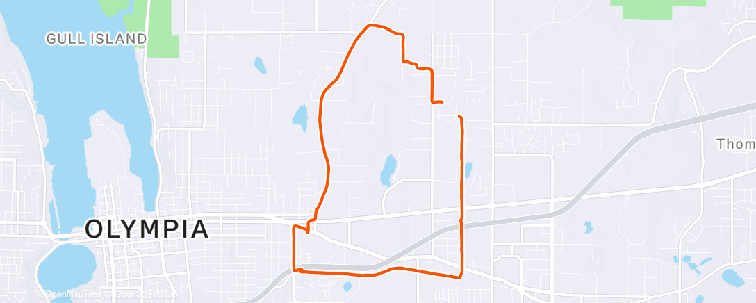 Map of the activity, Merry Xmas Strava fam