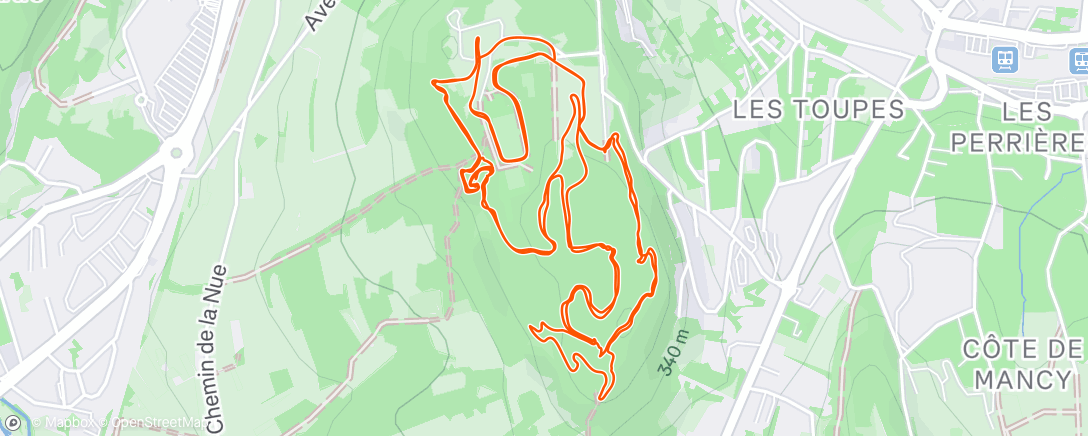 Map of the activity, RECO COUPE DE FRANCE #4 - LONS LE SAUNIER #3