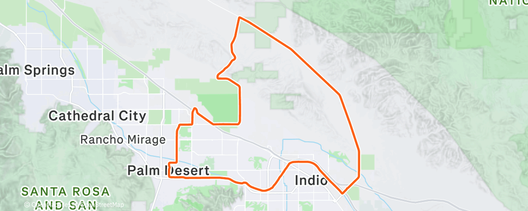 Map of the activity, Morning Gravel Ride