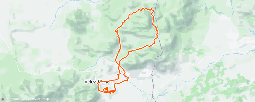 Map of the activity, XCM Almeria 4 Round. Mecanical