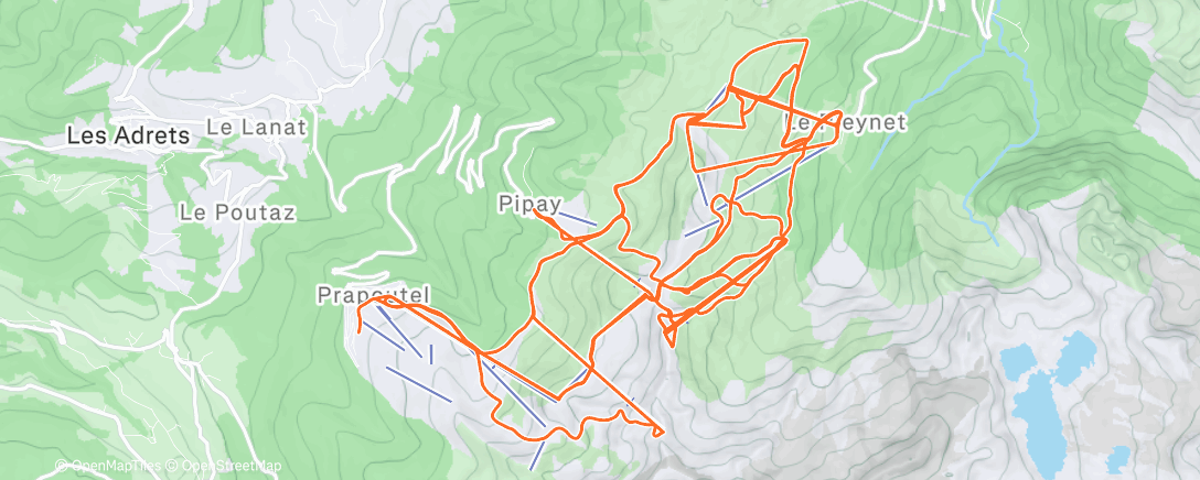 Карта физической активности (Snowboard - 7 Laux)