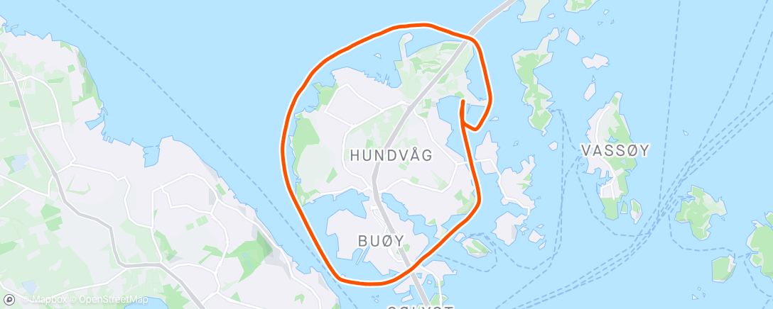 Mapa de la actividad (Lunch Kayaking)