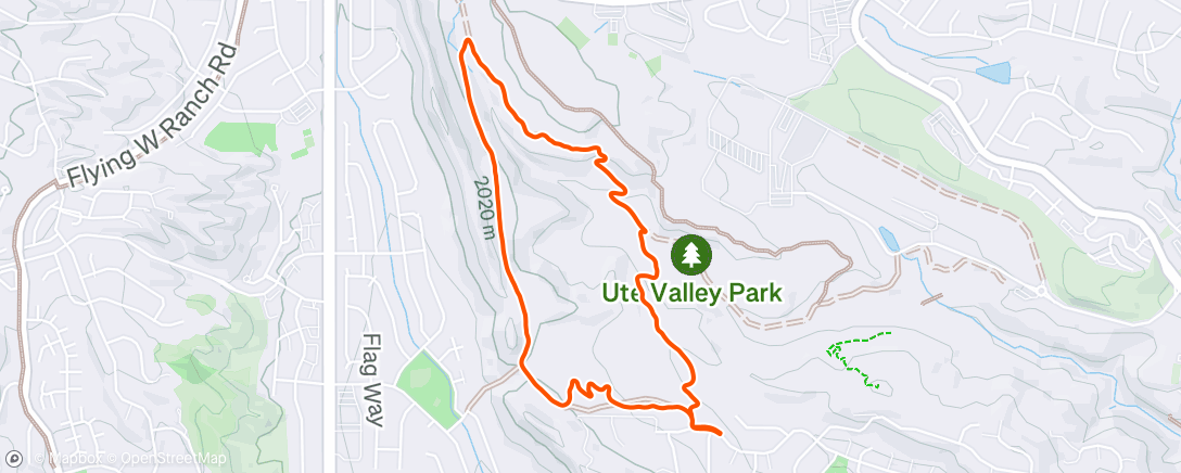Map of the activity, First Post Pulmonary Embolectomy Ride