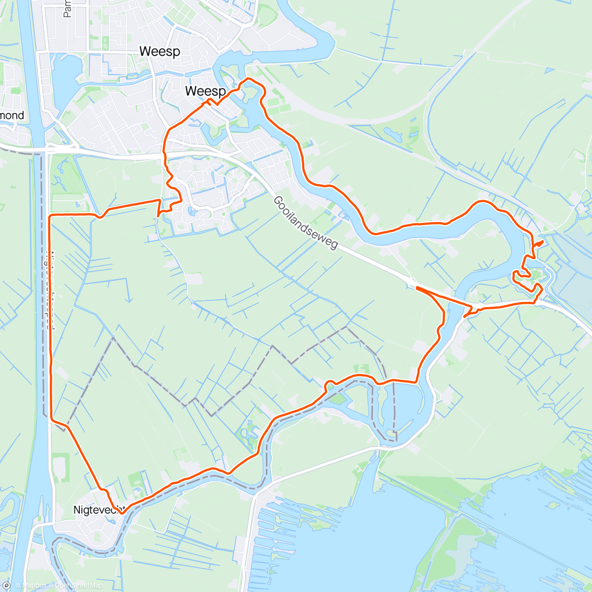 Map of the activity, Kingsday walk 🇳🇱