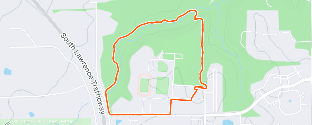 Map of the activity, Afternoon Walk