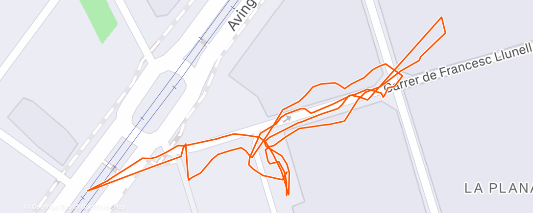 Карта физической активности (Caminata de tarde)