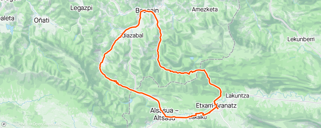 Map of the activity, 🚴🌤️