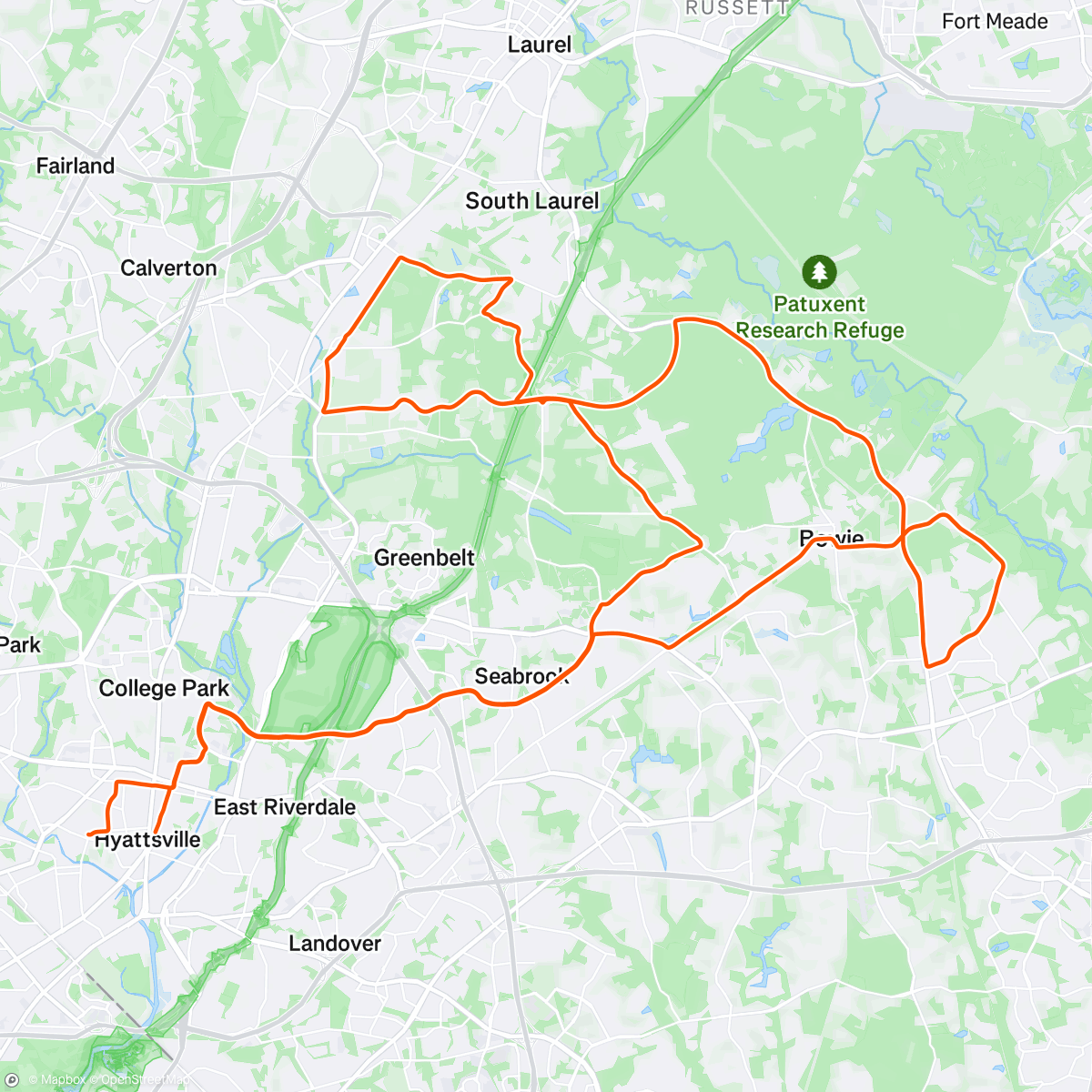 Map of the activity, Not Coppi