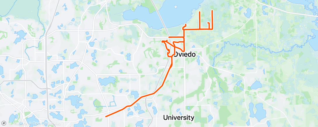Map of the activity, Seminole Crossing