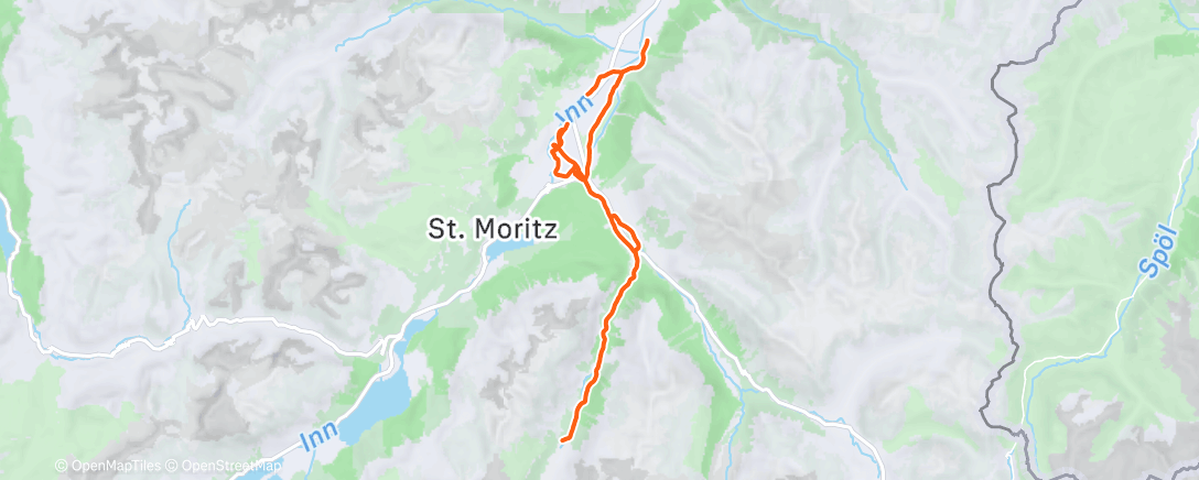 Map of the activity, Ski Nordisch am Morgen
