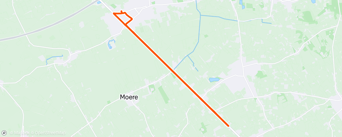 Map of the activity, Cycling