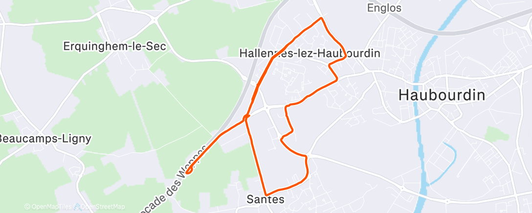 Map of the activity, Footing, gammes & renfo