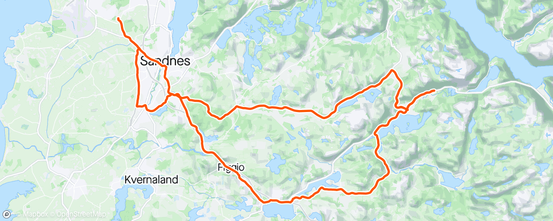 Map of the activity, BHC Ride